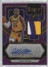 2023-24 Panini Select Rookie Jersey Purple Prizm 93/99 D'Moi Hodge Auto 0w27