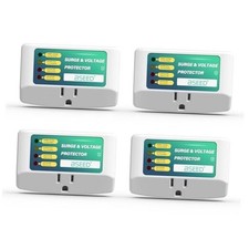 Single Outlet Surge Protector for Refrigerator, Voltage Protector 120V4PACK