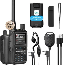 UV-5R Mini Radio Ham Radio Long Range Handheld Two Way Radio Dual PTT APP Progra