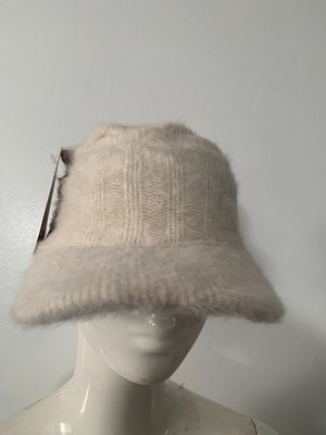 5bac Wool/Blend Cream Cap Hat  L/M,  NWT