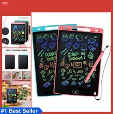 LCD Writing Tablet 2 Pack 8.5 Inch Drawing Pad for Kids Colorful Doodle Board