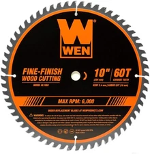 WEN BL1060 10-Inch 60-Tooth Fine-Finish Professional Pack of one, Silver 