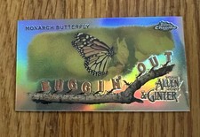 2020 Topps Allen & Ginter Chrome Buggin' Out Mini Monarch Butterfly Refractor