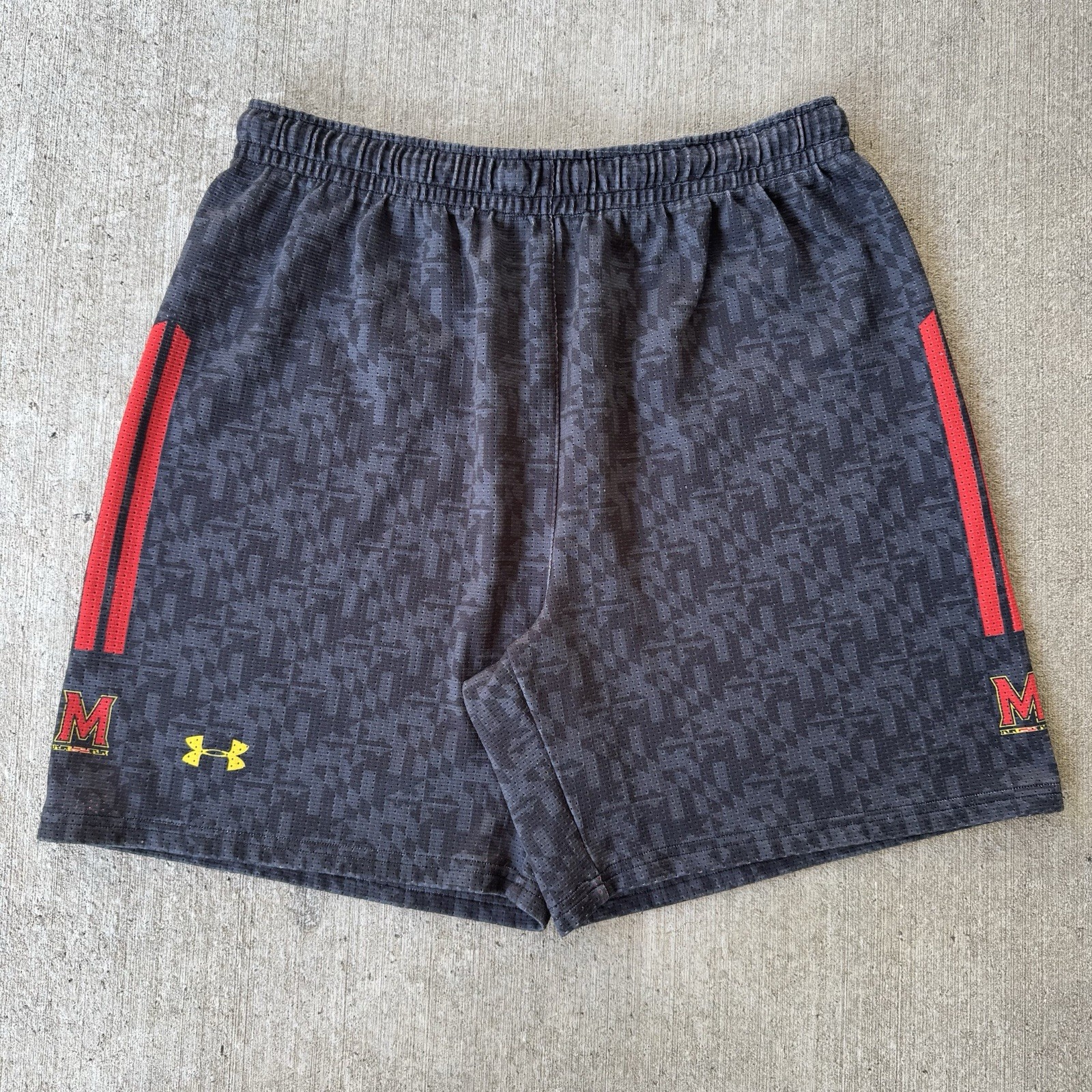 2013 Under Armour Maryland Terrapins Authentic Basketball Team Game Shorts XL
