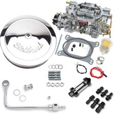 Edelbrock Performer Satin Carburetor600 Cfmelectricair Fuel Filter Bundle Edelbrock Performer Satin Carburetor600 Cfmelectricair Fuel Filter Bundle