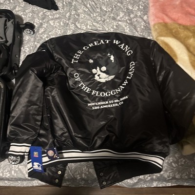 Size L Camp Flog Gnaw 2025 Dodgers Kill Cat Bomber Jacket In Hand
