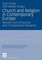 Church And Religion In Contemporary Europe Gert Pickel (U. A.) Taschenbuch 2009