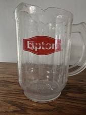 Lipton Acrylic Pitcher 1/2 Gallon. Made In USA