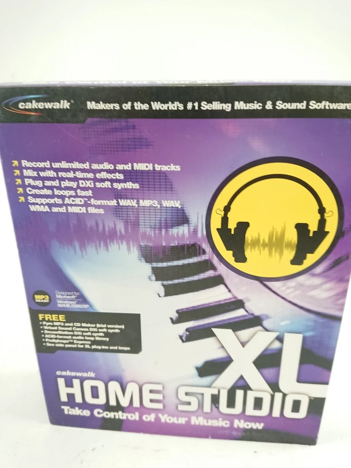 Cakewalk Home Studio XL 2002 Music Production Software Box Set PC CD - Image 3 of 4