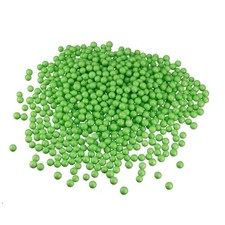 1 Pack 0.3" Green Polystyrene Foam Ball Beads for the Arts, DIY Crafts