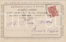 FERRARA - DEPOSITO CARTA E BUSTE E CANCELLERIA - F.LLI MELLI & D. FINZI 1895