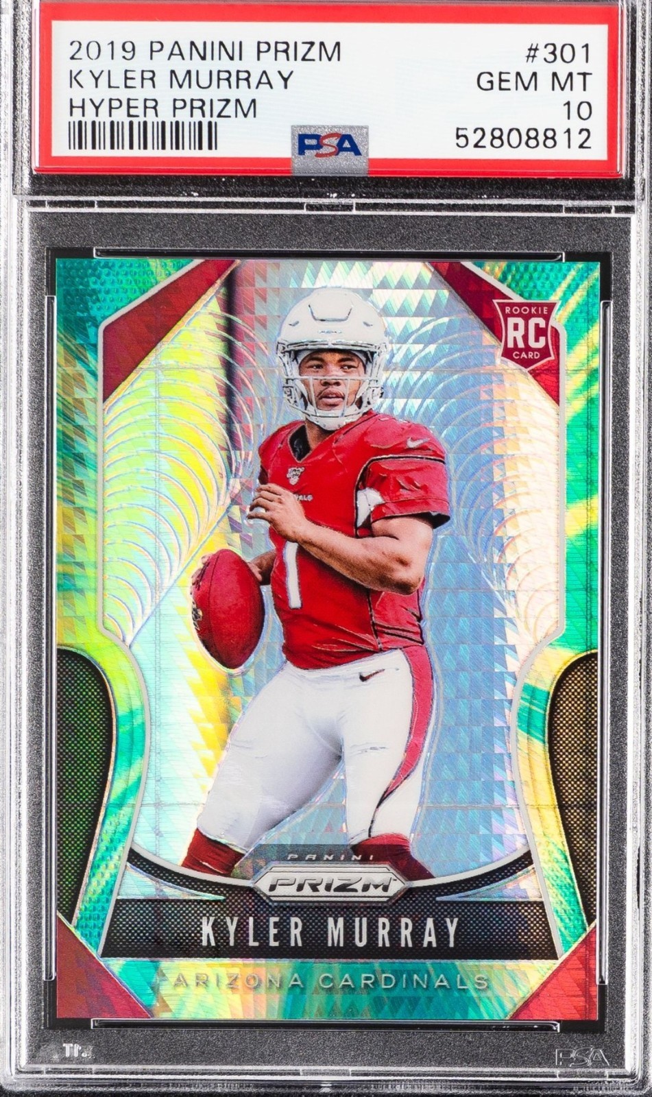 2019 Panini Prizm PSA 10 Kyler Murray Hyper /175 Rookie RC Pop 11