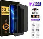 2X For iPhone 15 14 13 12 11 Pro Max Privacy Tempered Glass Screen Protector