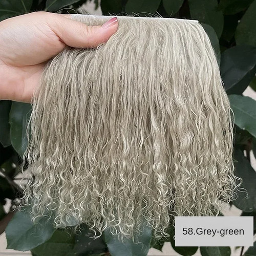 Reborn Doll Hair Repair Kit Thermal Safe Tibetan Mohair Curls Dye Styling Tools - 第 20/36 張圖片