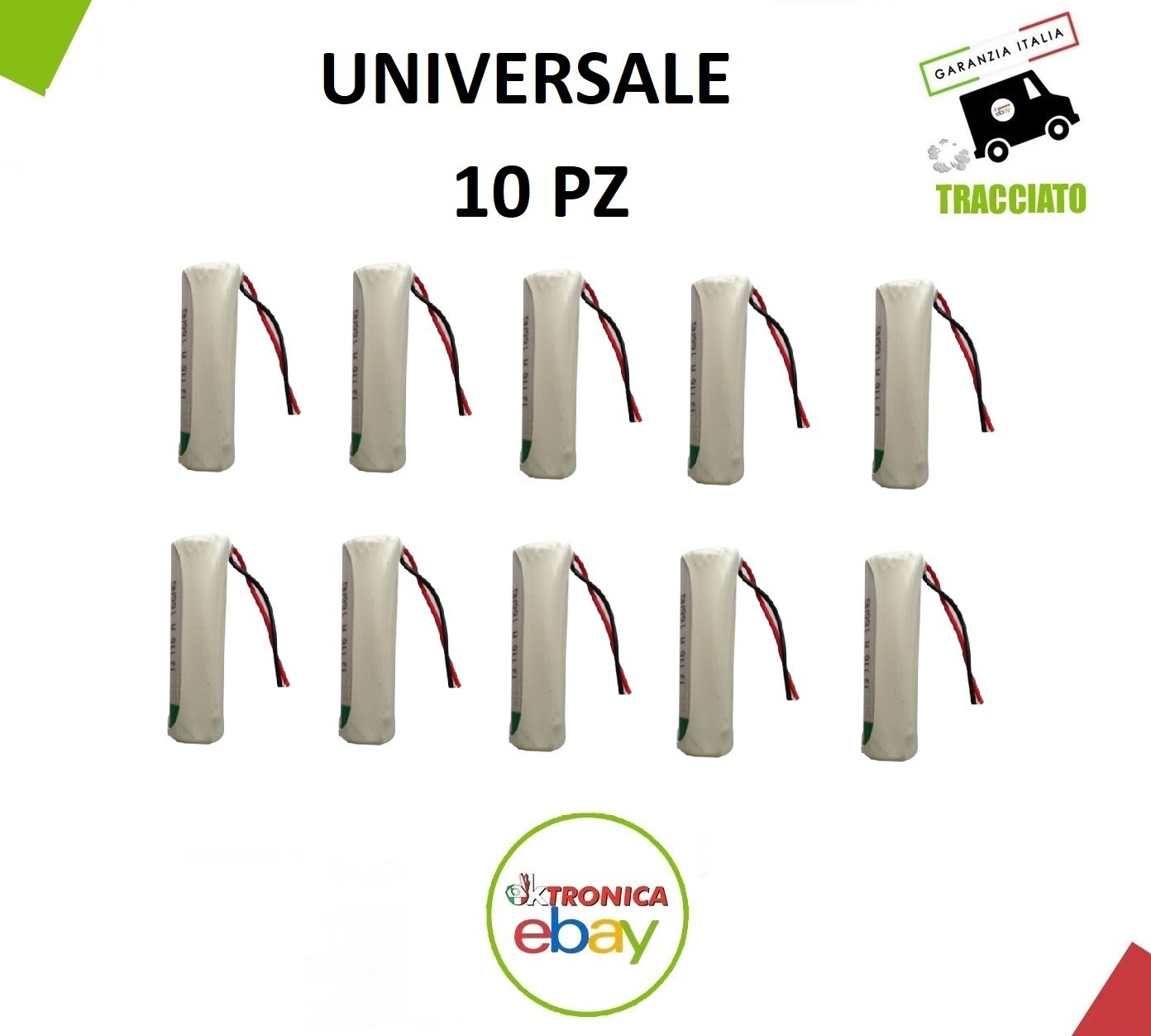 Ingrosso 10 Pezzi Saft LS14500 3.6V Litio | Ricambio Allarmi SBT01