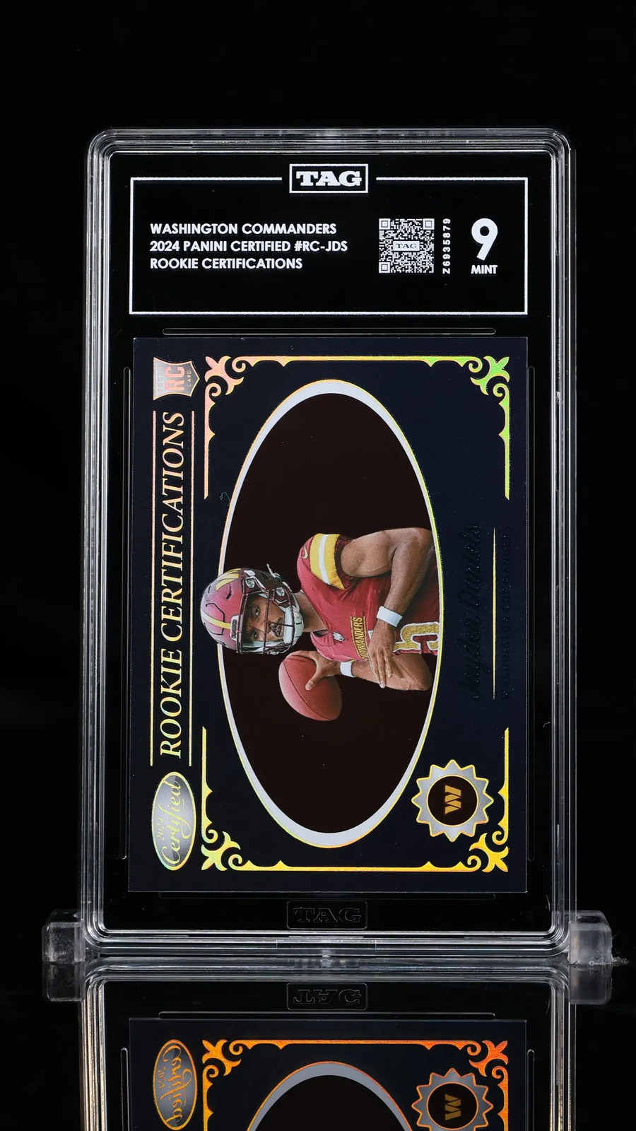 2024 Panini Certified Rookie Certifications Jayden Daniels #RC-JDS SSP RC Insert