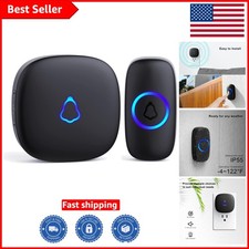 High-Performance Wireless Doorbell   Stylish, Waterproof, 58 Tunes, Long-Range
