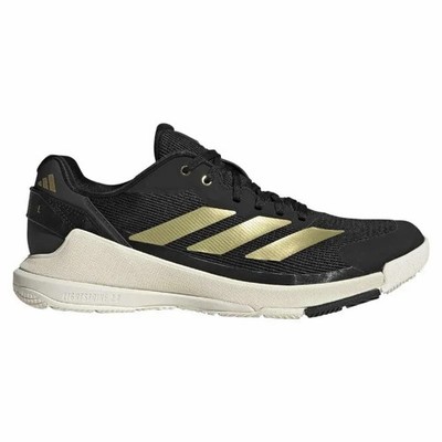 Adidas Crazyquick LS Padel schwarz gold UK 9,5 | Court Turnschuhe | UK Verkäufer