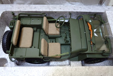 Used AUTOart Signature 74006 Willys MB Jeep 1/18 US Army Diecast Model Green
