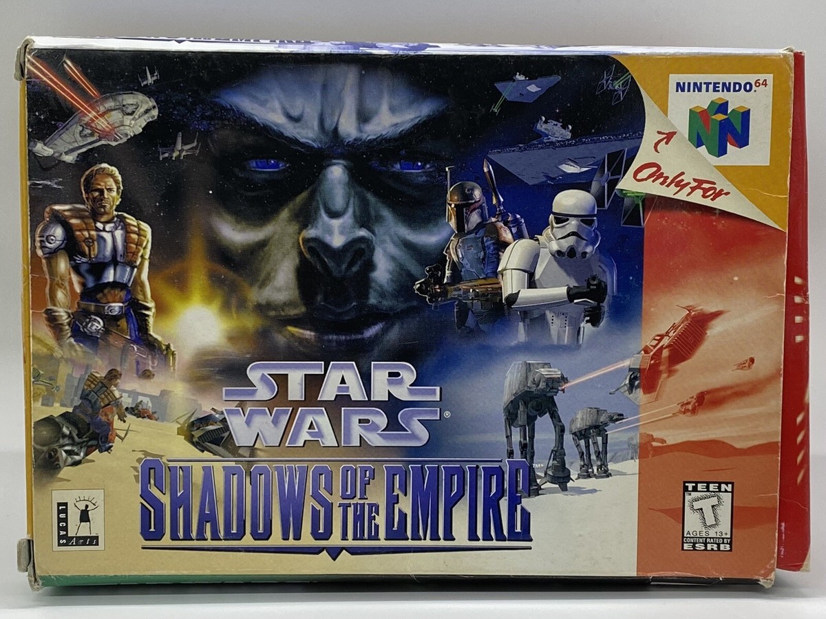Star Wars: Shadows Of The Empire (Nintendo 64, N64) in Original Box w/  Manual