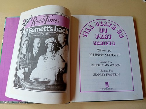 Till Death Us Do Part 'Scripts' - Hardcover British TV Series Book 1973 Speight - Picture 4 of 5