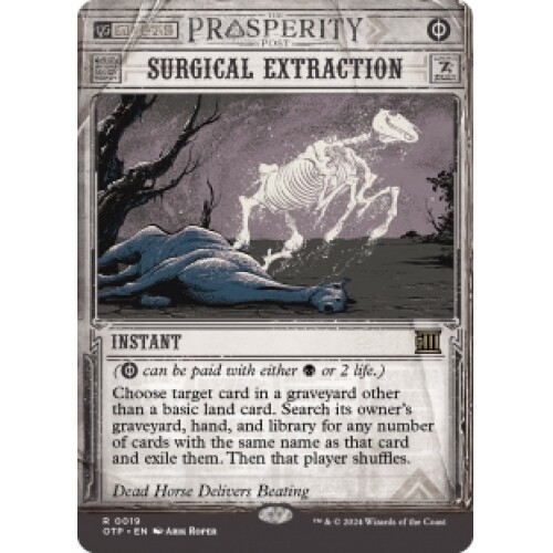 FOIL - MTG Surgical Extraction #19 - Outlaws of Thunder Junction