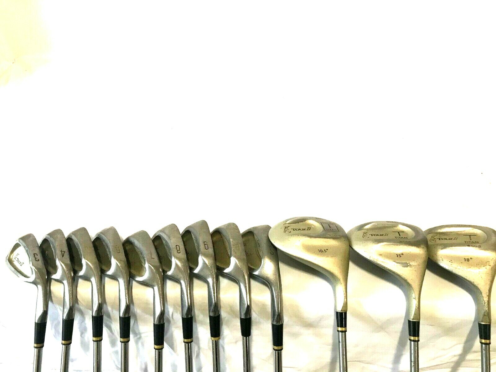 Percentage Door theater KS Tour II Oversize Golf Club Set 3-9 Irons + P&S Steel 1 3 5 Woods  Graphite RH | eBay