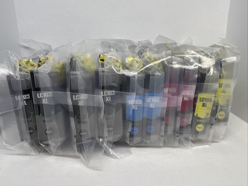 LC103XL Ink Cartridges For Brother DCP-J152W, MFC-245, MFC-J285, MFC-J4310 10 Pk - Picture 5 of 6