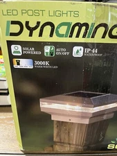 DYNAMING Solar Powered Led Post Lights 4x4-6x6 . 