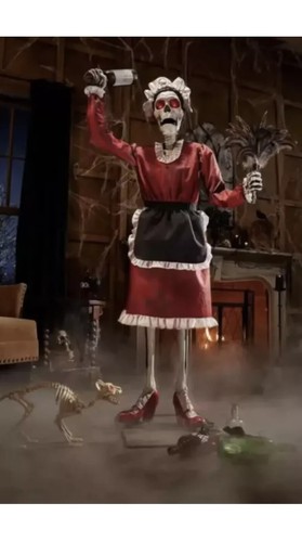 Halloween 5ft Marie Maid Animatronic New Sealed - Picture 3 of 3