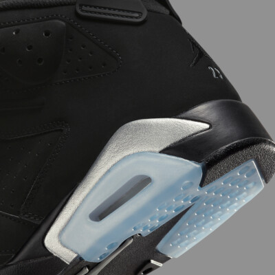 Air Jordan 6 Retro Chrome Black Silver AJ6 AJVI DX2836 001 Men's
