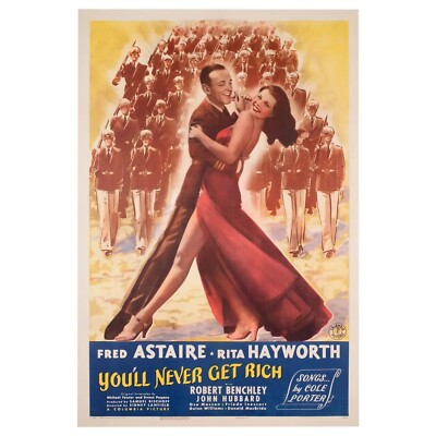 you will never get rich Fred Astaire Rita Hayworth Film plakat movie poster