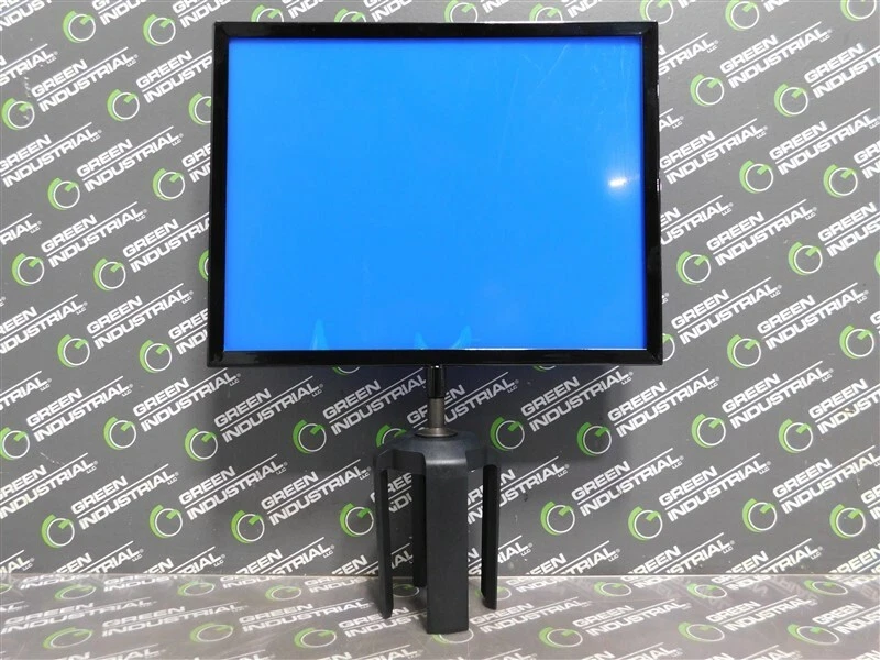 NEW U-Line H-6418 Crowd Control Sign with Bracket 11" x 8-1/2" Blank Frame - Image 3 of 4