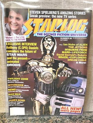 StarLog Magazine The Science Universe #99 Star Wars Cover R2D2