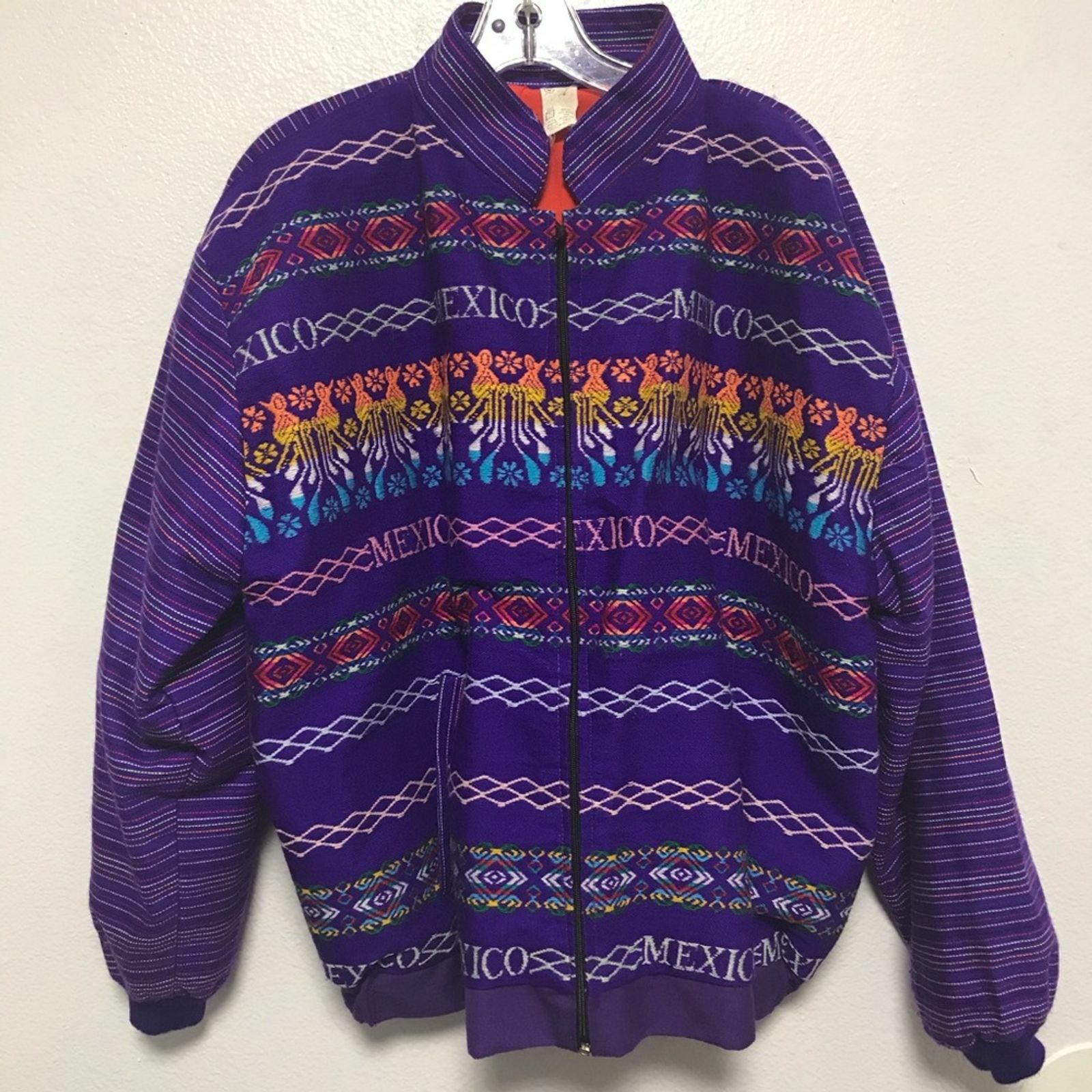 Handmade in Mexico Mexican embroidered jacket XL Gem