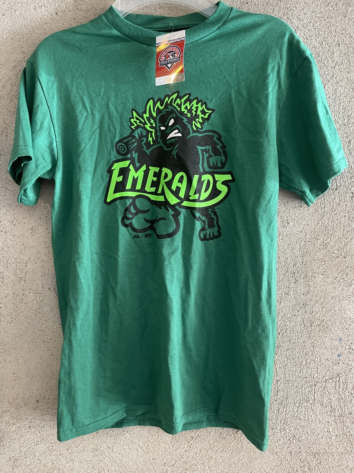 Majestic Eugene Emeralds Minor League Baseball MiLB TShirt Men's Small