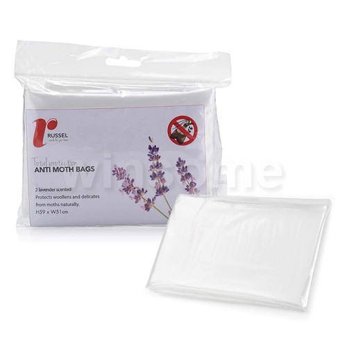 Pack of 10 Lavender Scented Reusable Anti Moth Clothes Storage Bags