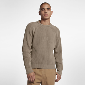 NIKELAB CLASSIC SPORT TECH CREWNECK KHAKI KNITTED SWEATER SIZE XL AH8459-235 | eBay
