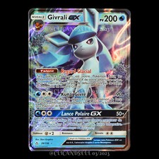 carte Pokémon Givrali GX 39/156 #1 SL05 - Ultra Prisme NEUF FR