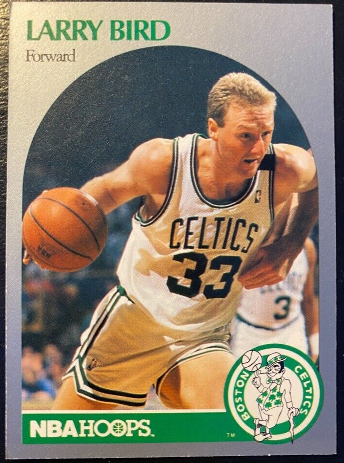 Larry Bird 1990-91 NBA Hoops #39 Boston Celtics