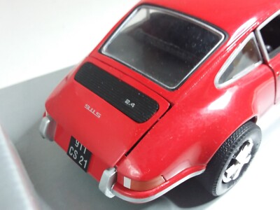UH 1/18 Porsche 911 Carrera 2,4L LS Rouge - Voitures De Légende - En Boîte B6