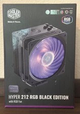 Cooler Master Hyper 212 RGB Black Edition CPU Cooler w/ 120mm RGB Fan
