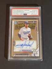2021 Bowman Chrome Prospect Auto Luis Rodriguez PSA 10 / 10 GEM MT Auto