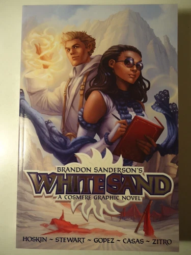 WHITE SAND by BRANDON SANDERSON *SIGNED x 3 writers OMNIBUS SOFTCOVER VERY RARE*