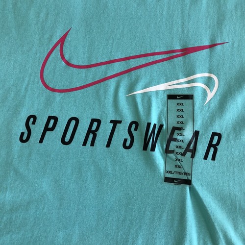 Camiseta Nike Para Hombres Ropa Deportiva Doble Swoosh Miami Logo SS Talla 2XL - Imagen 2 de 5