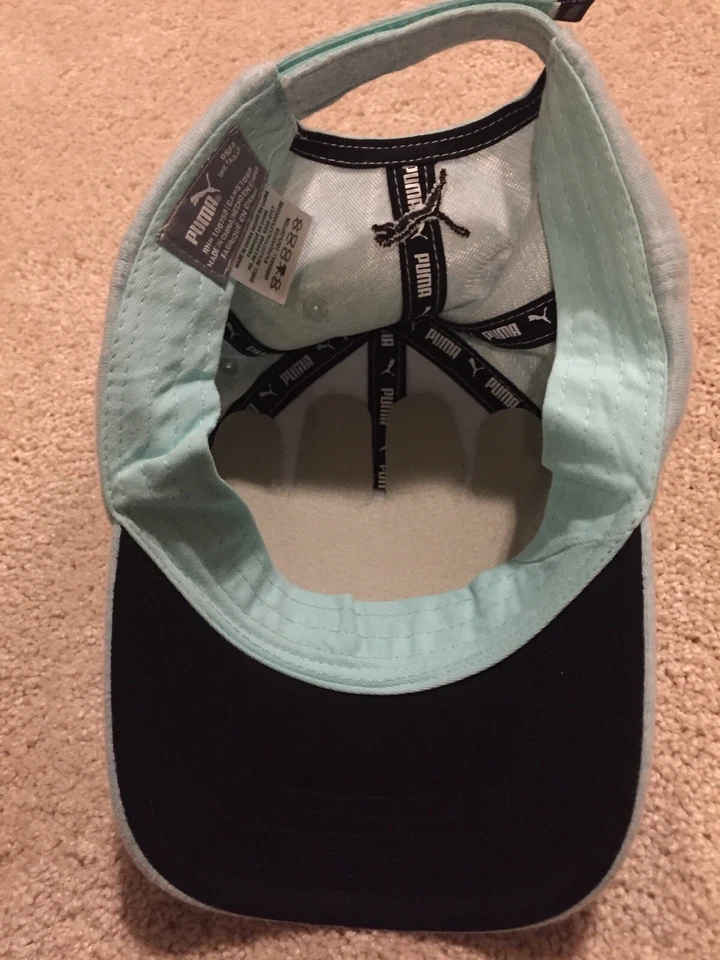 ¡NUEVO! Gorra ajustable relajada para mujer con logotipo de PUMA Evercat Manchester-azul/negro Foto 4 de 4