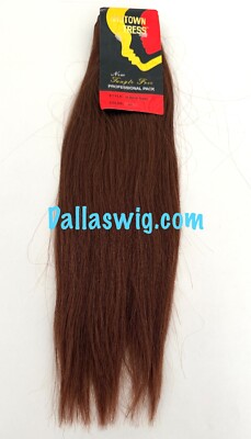 CLOSEOUT Motown Tress 100% Human Natural Yaki 16'' H-5915 Weaving Hair