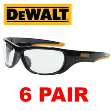 DEWALT DPG94-1D Dominator Clear Lens Safety Glasses 6 PAIR