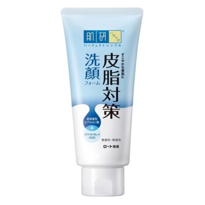 [ROHTO HADALABO] White Clay Purifying Sebum Solution Facial Wash Cleanser 100g