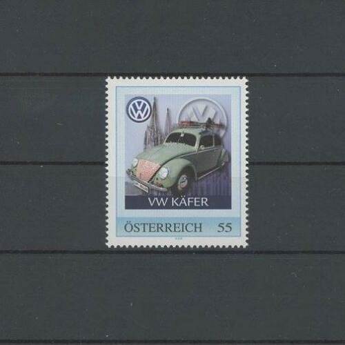 AUSTRIA PM CARS VW BEETLE KÄFER AUTO MNH PERSONALIZED STAMP! RARE! (m3735 - Picture 1 of 1